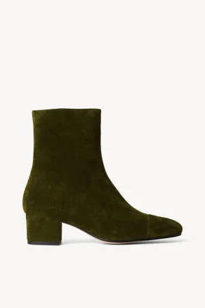 STAUD Boots | The Boot Shop<AIMEE SHORT BOOT OLIVE SUEDE