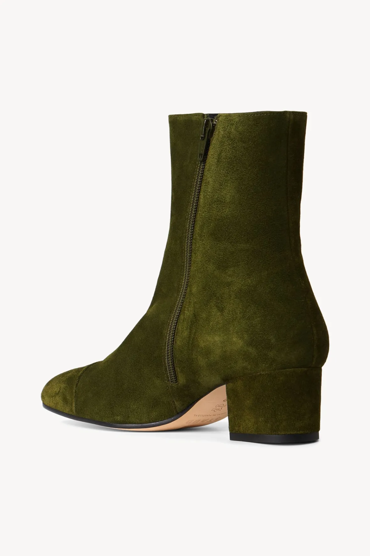 STAUD Boots | The Boot Shop<AIMEE SHORT BOOT OLIVE SUEDE