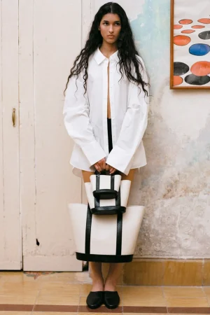STAUD Allora | Totes<ALLORA MICRO TOTE  CREAM