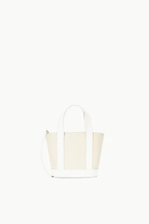 STAUD Allora | Totes<ALLORA MICRO TOTE  CREAM PAPER
