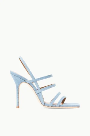 STAUD STAUD + Wrangler<ANISE HEEL  DENIM BLUE