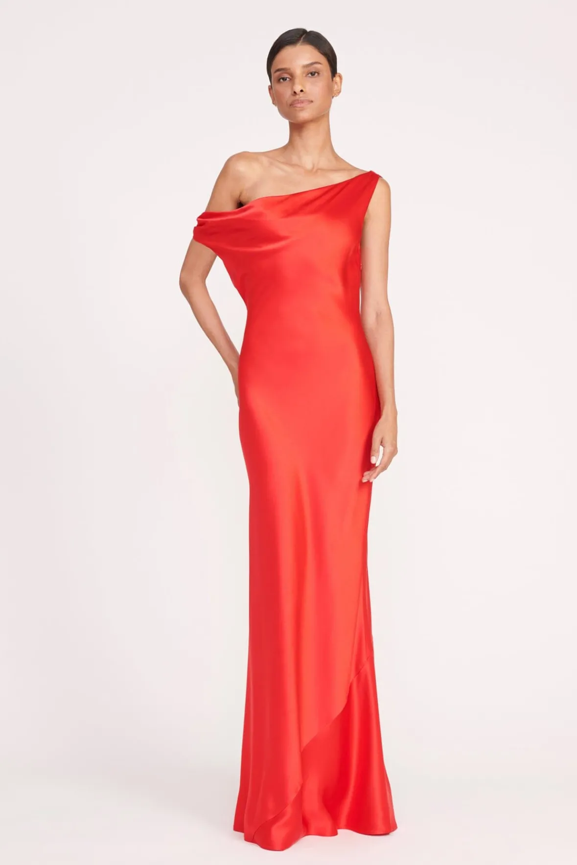 STAUD Dresses<ASHANTI DRESS RED ROSE