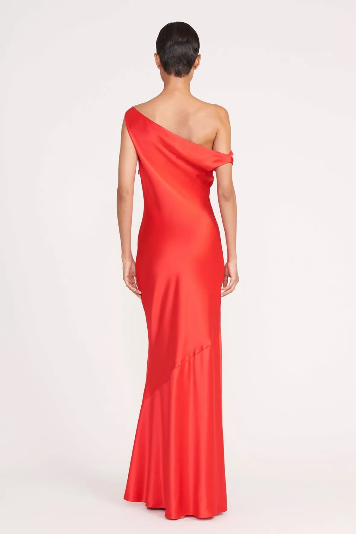 STAUD Dresses<ASHANTI DRESS RED ROSE