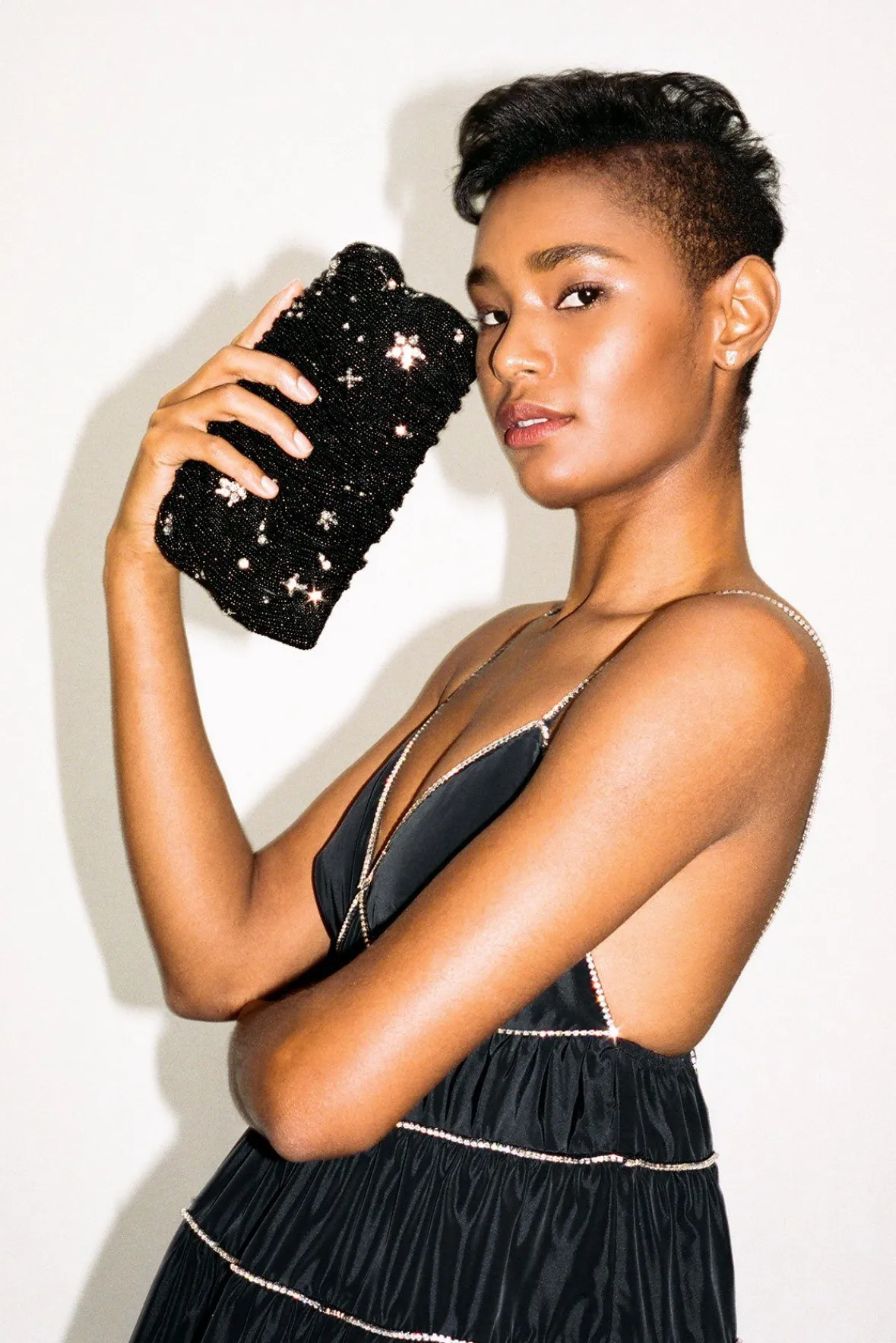STAUD Clutches | Beaded<BEADED BEAN BAG STARRY NIGHT
