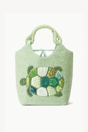 STAUD Bucket | Beaded<BEADED COTE BAG  BABY TURTLE