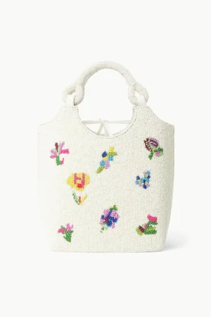 STAUD Bucket | Beaded<BEADED COTE BAG  FIRST BLOOM DAY