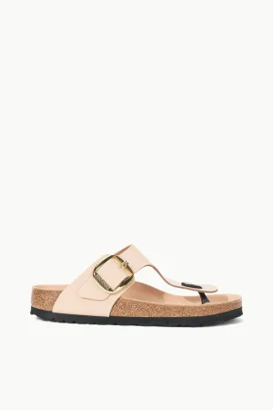 STAUD Sandals | Spring Slides<BIRKENSTOCK GIZEH BIG BUCKLE SANDAL HIGH SHINE NEW BEIGE