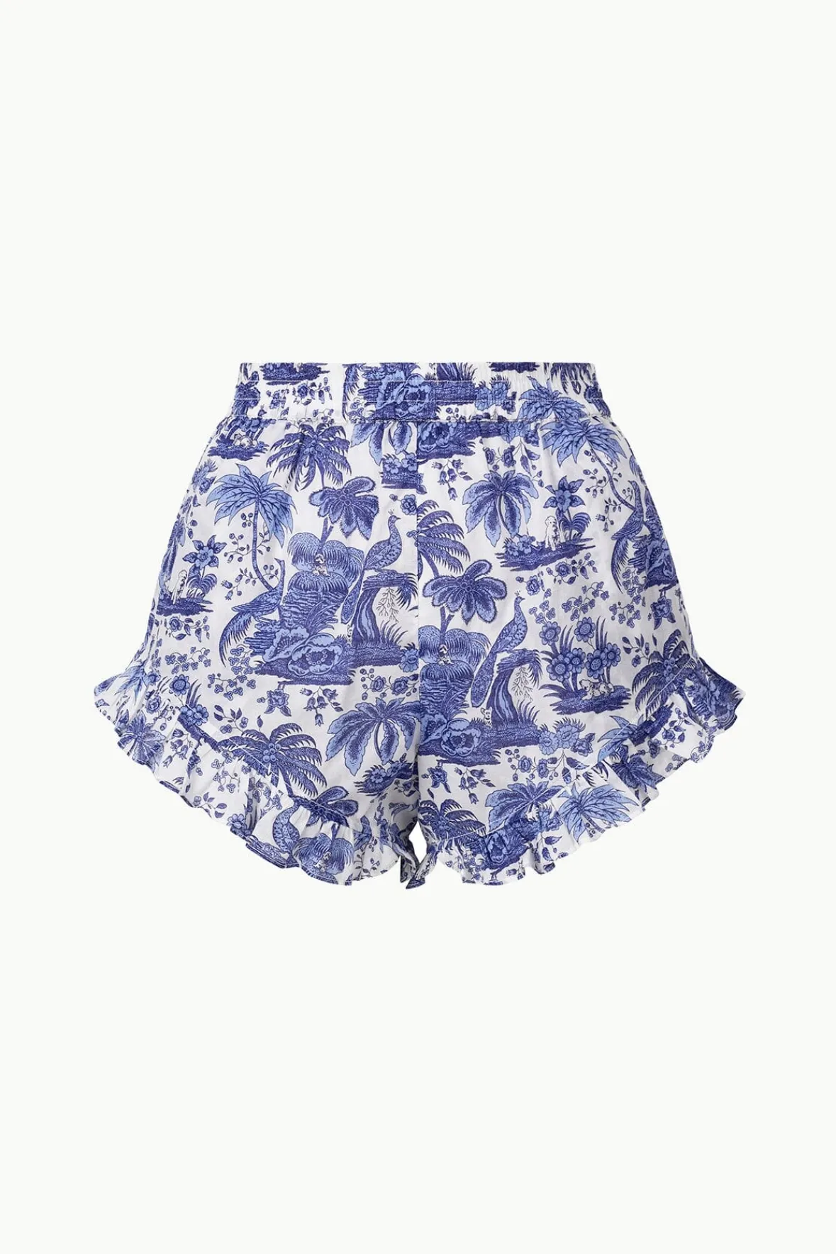 STAUD Cover-Ups<BOYANA SHORT BLUE TOILE