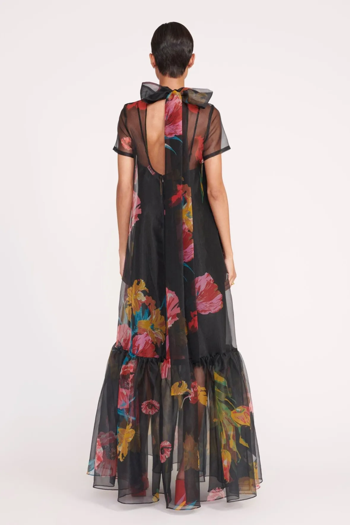 STAUD Best Sellers | Dresses<CALLUNA DRESS FIRST BLOOM NIGHT