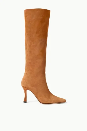 STAUD Boots | The Boot Shop<CAMI BOOT TAN SUEDE