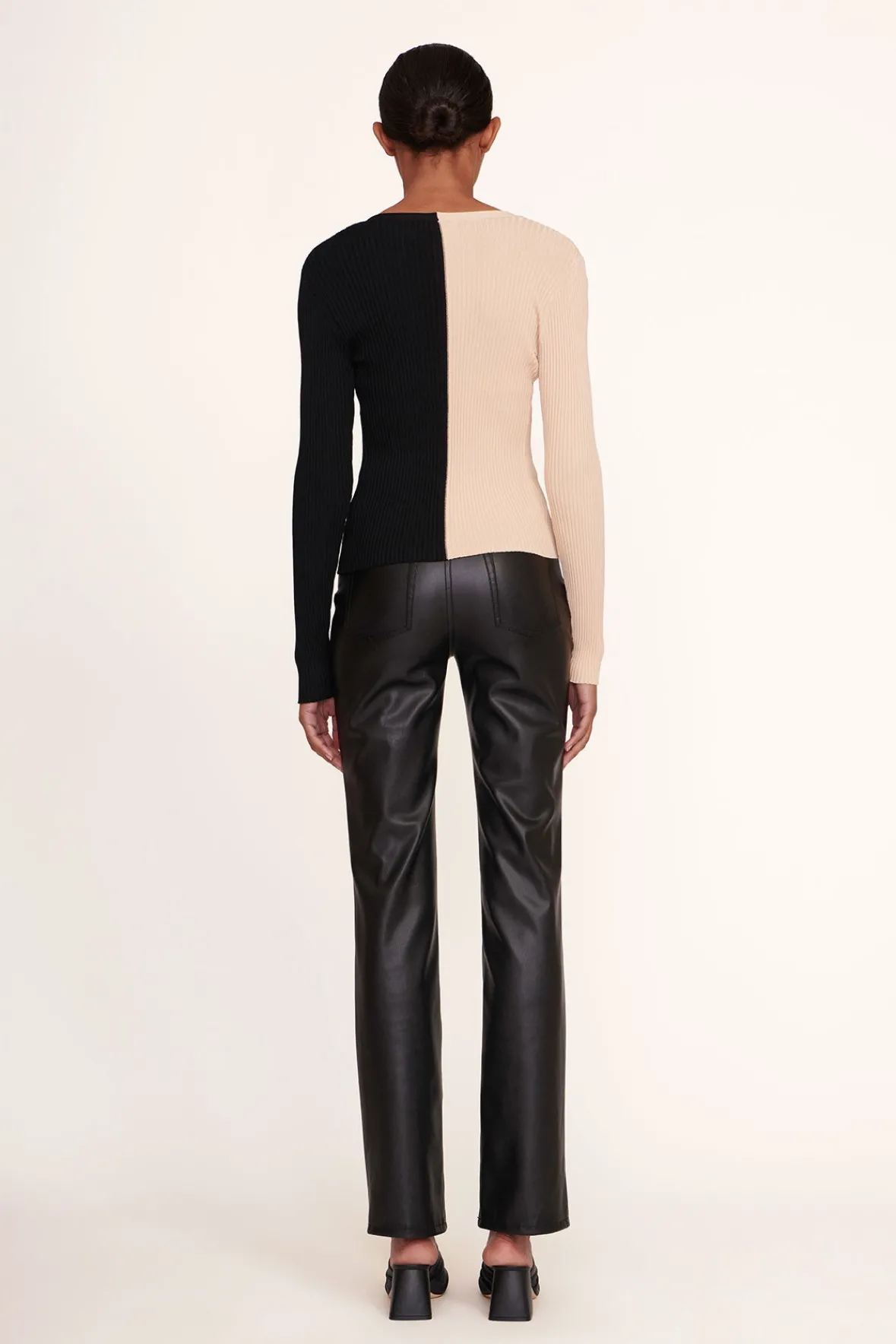 STAUD Best Sellers | Knits<CARGO SWEATER BUFF BLACK