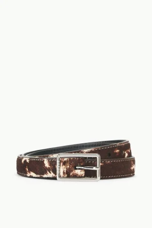 STAUD Belts | STAUD + Wrangler<CLASSIC WAIST BELT  BROWN & TAN HAIRCALF