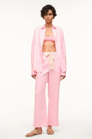 STAUD Cover-Ups<COLTON SHIRT PEARL PINK