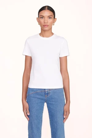 STAUD Essentials | Tops<CREW NECK T SHIRT