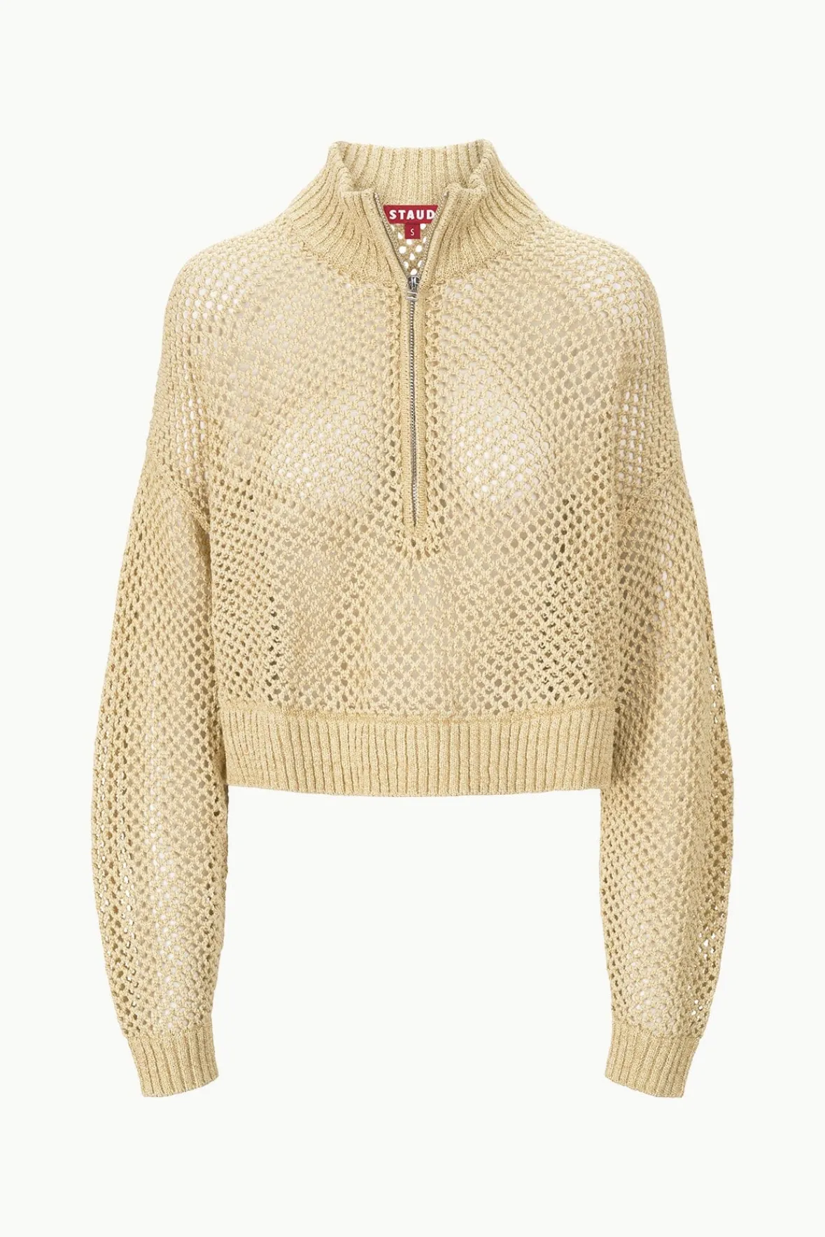 STAUD Cover-Ups | Knits<CROPPED HAMPTON SWEATER
