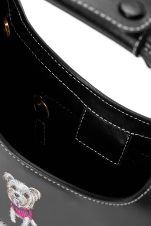 STAUD Custom Handbags | Pet Handbags<CUSTOM MINI MOON BAG