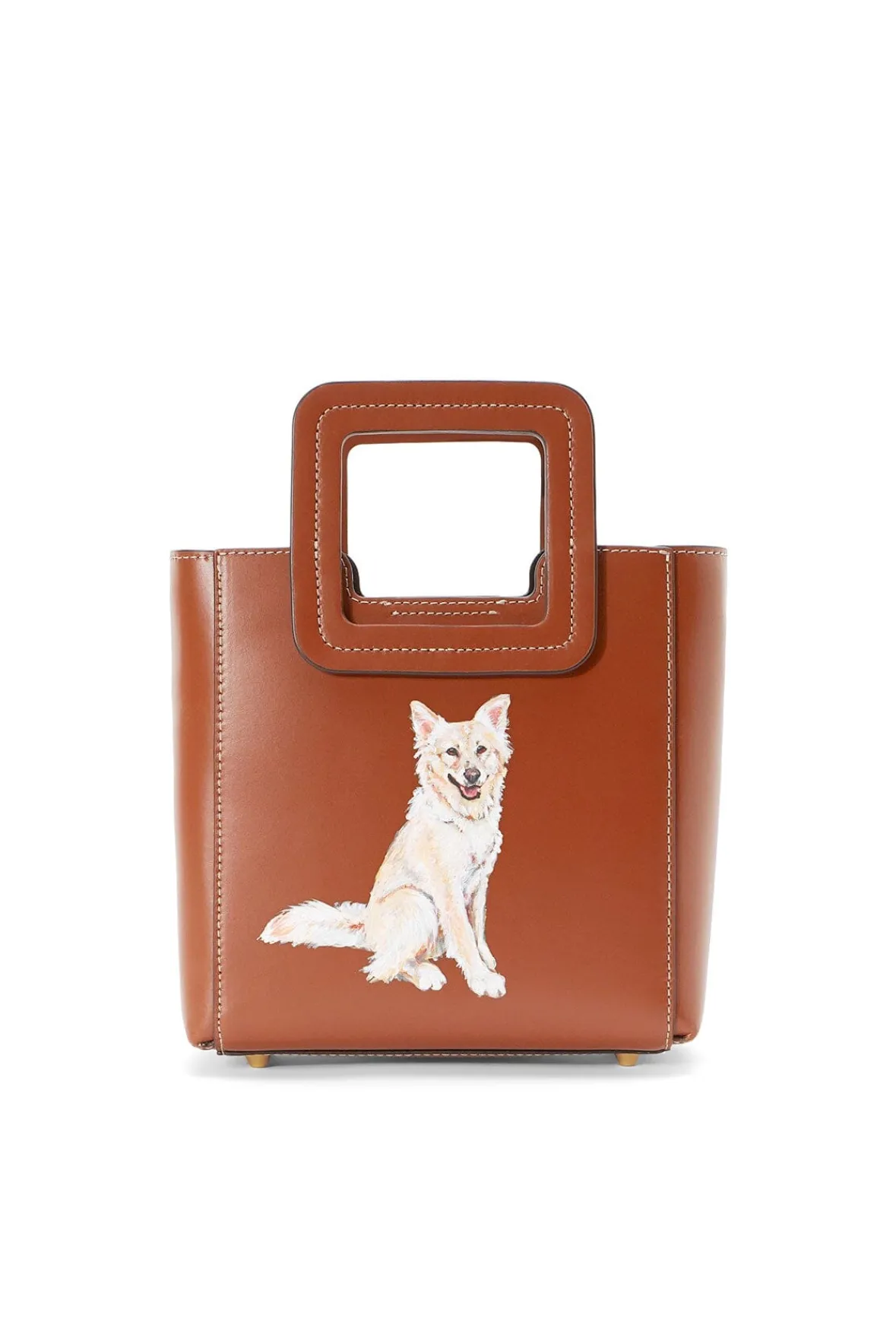 STAUD Custom Handbags | Pet Handbags<CUSTOM MINI SHIRLEY LEATHER BAG
