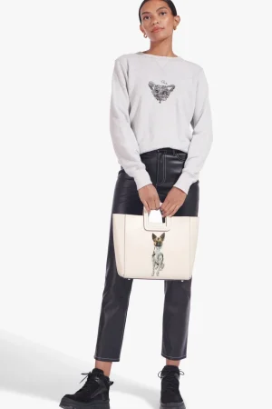 STAUD Custom Handbags | Pet Handbags<CUSTOM SHIRLEY LEATHER BAG
