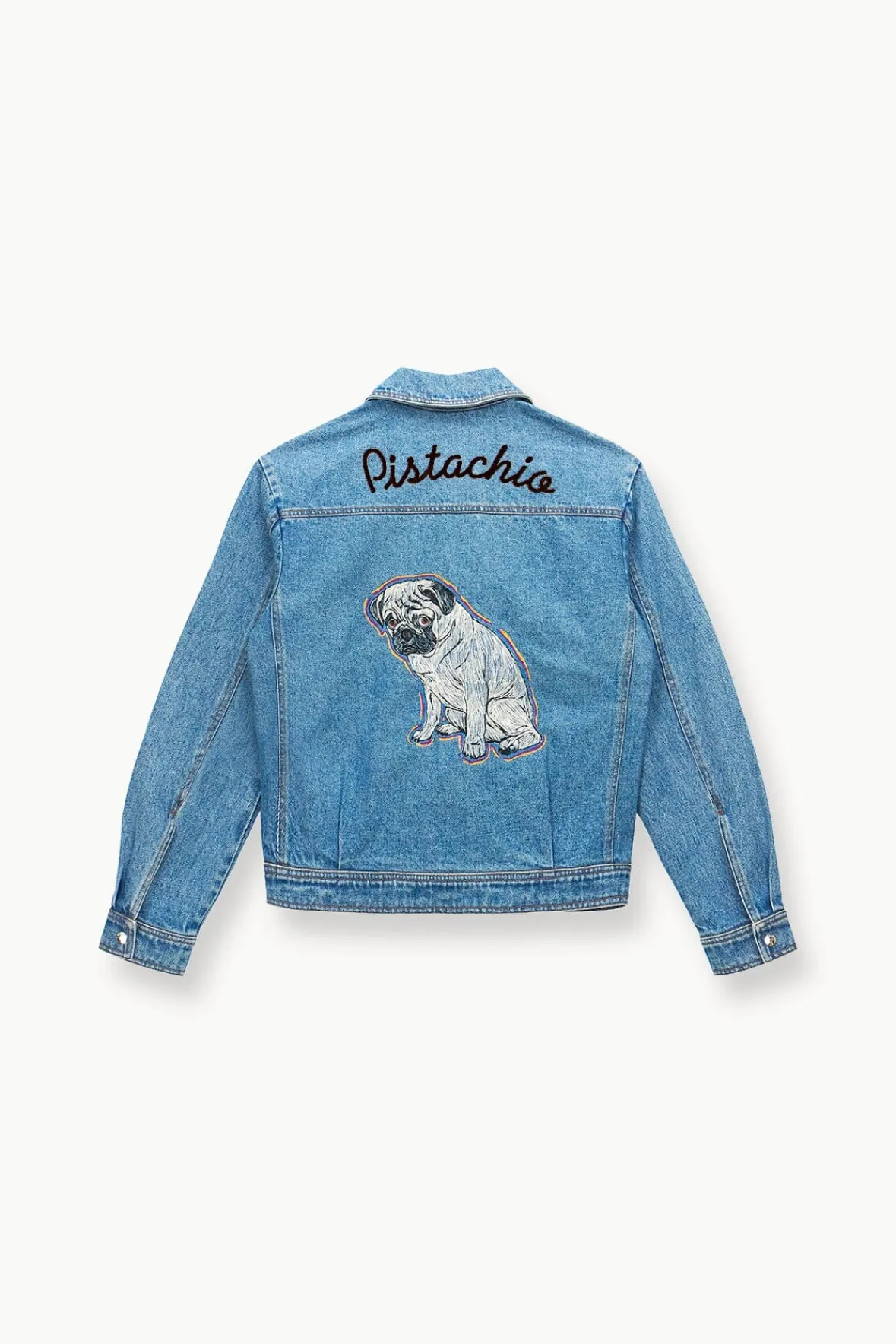 STAUD Pet Ready To Wear | Outerwear & Jackets<CUSTOM x C.BONZ OVERSIZED RYAN DENIM JACKET MEDIUM WASH