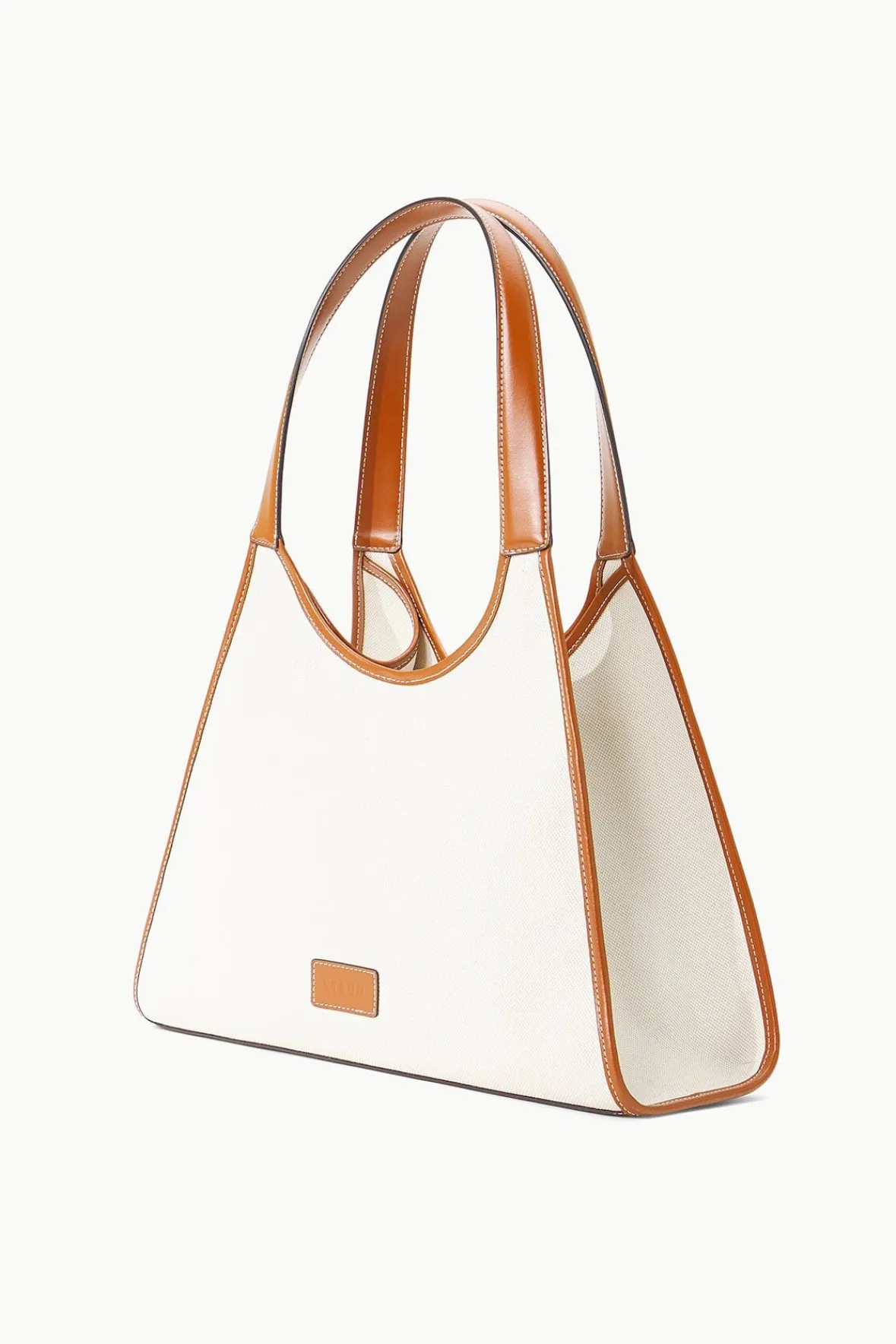 STAUD Pet Handbags<CUSTOM x C.BONZ SOFT REY BAG CREAM TAN