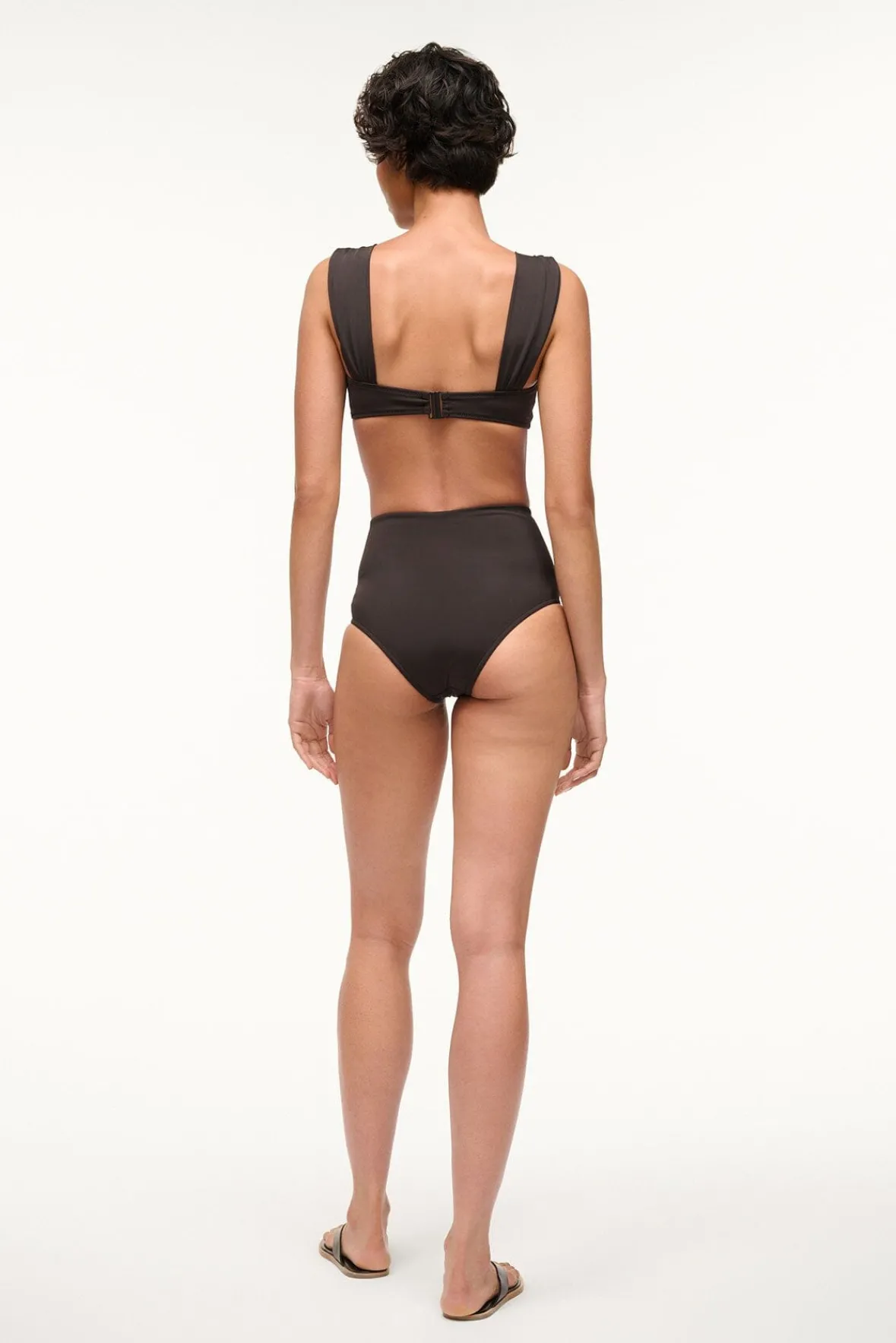 STAUD Bikinis<DECLAN HIGH RISE BIKINI BOTTOM