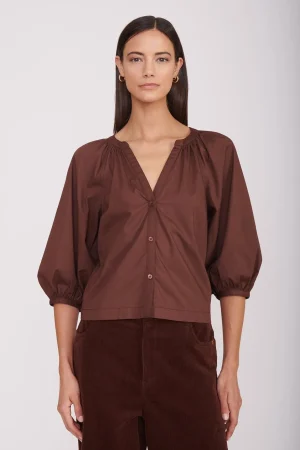 STAUD Poplin Shop<DILL TOP