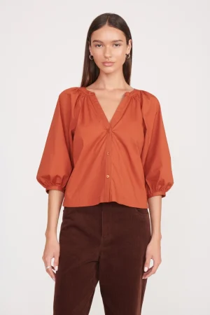 STAUD Poplin Shop<DILL TOP