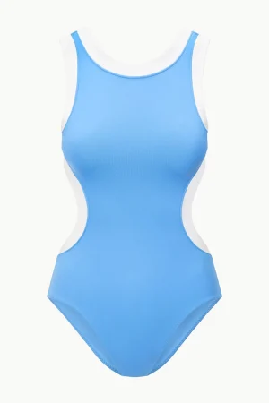STAUD One Pieces<DOLCE ONE PIECE AZURE WHITE