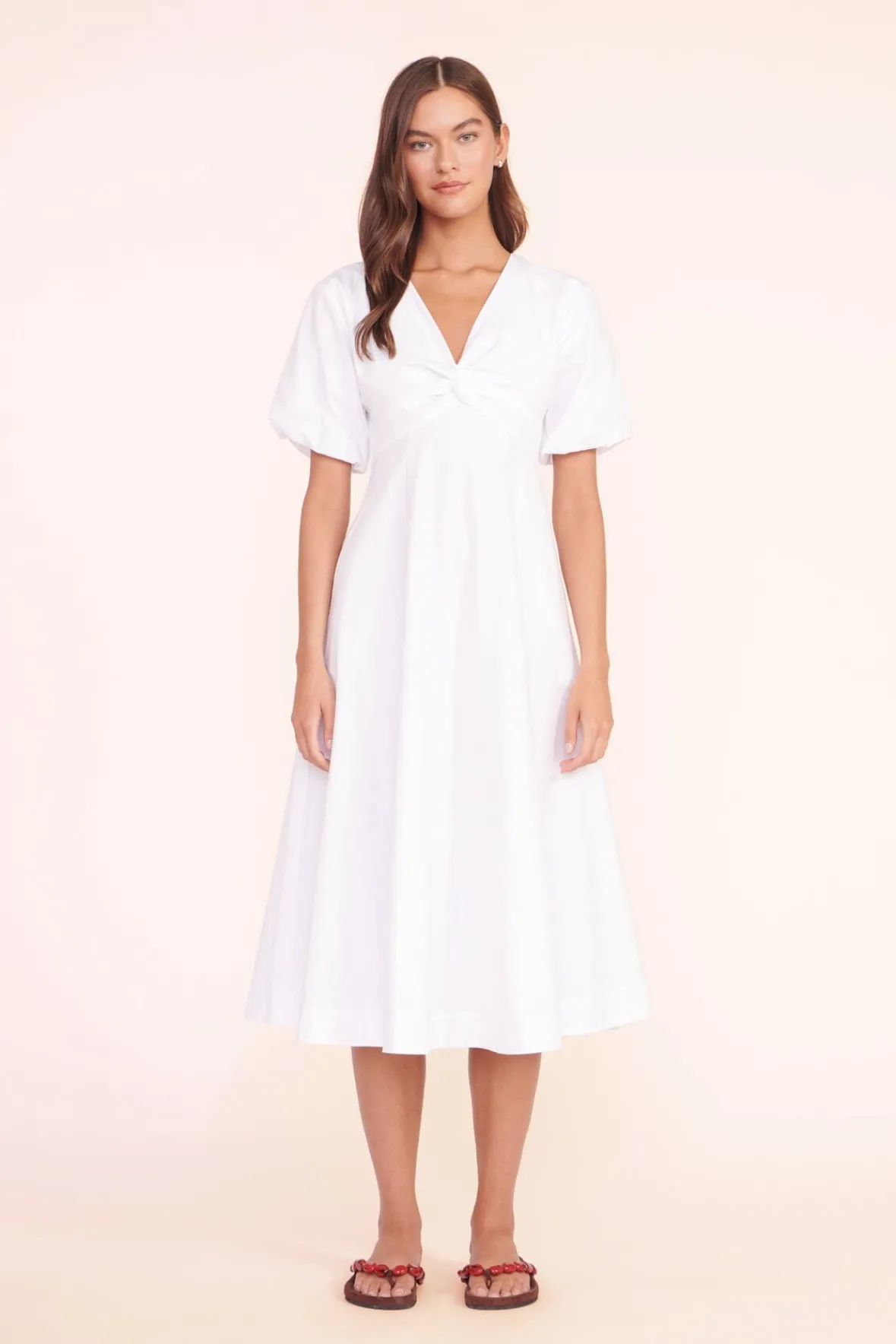 STAUD Poplin Shop<FINLEY DRESS