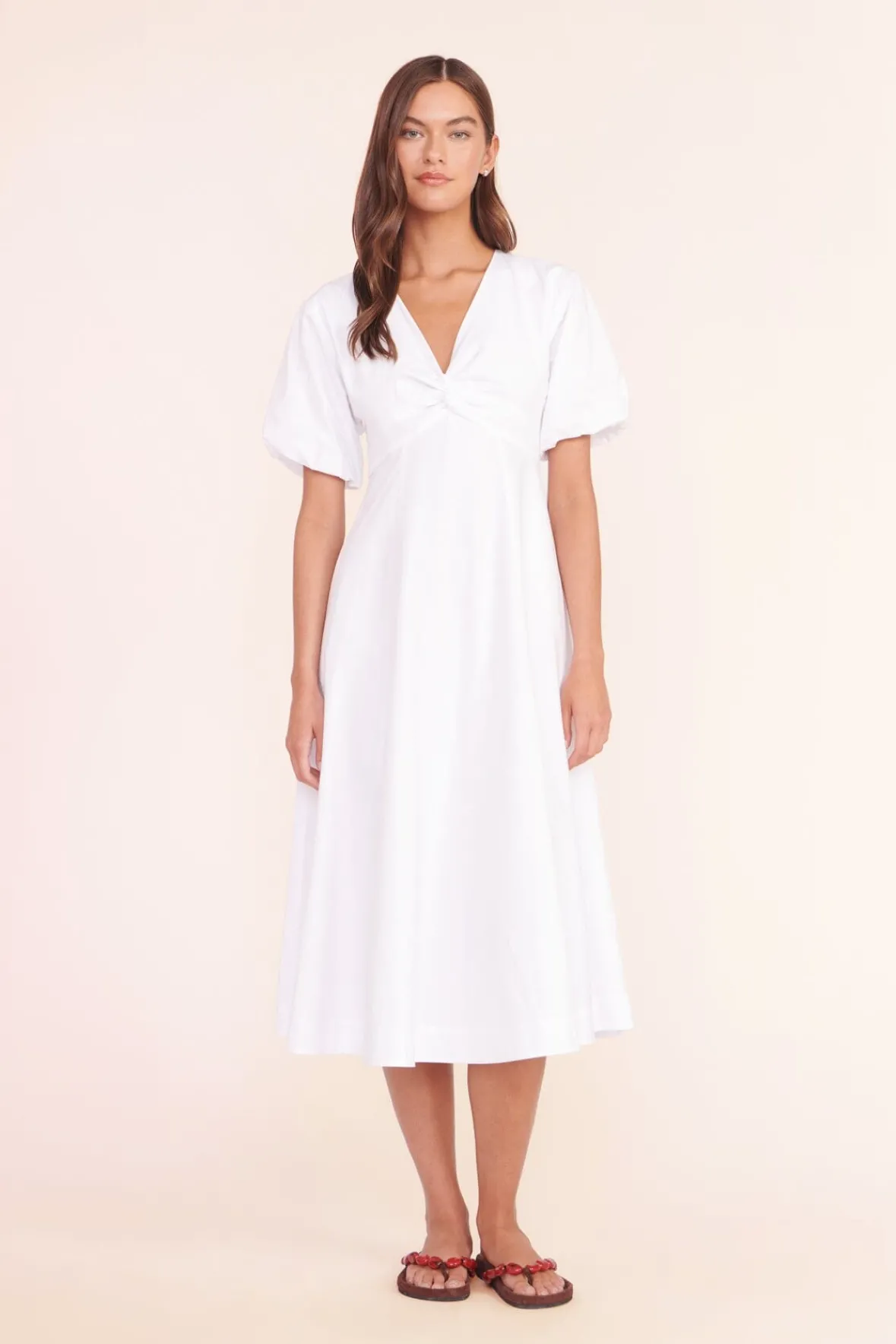 STAUD Poplin Shop<FINLEY DRESS