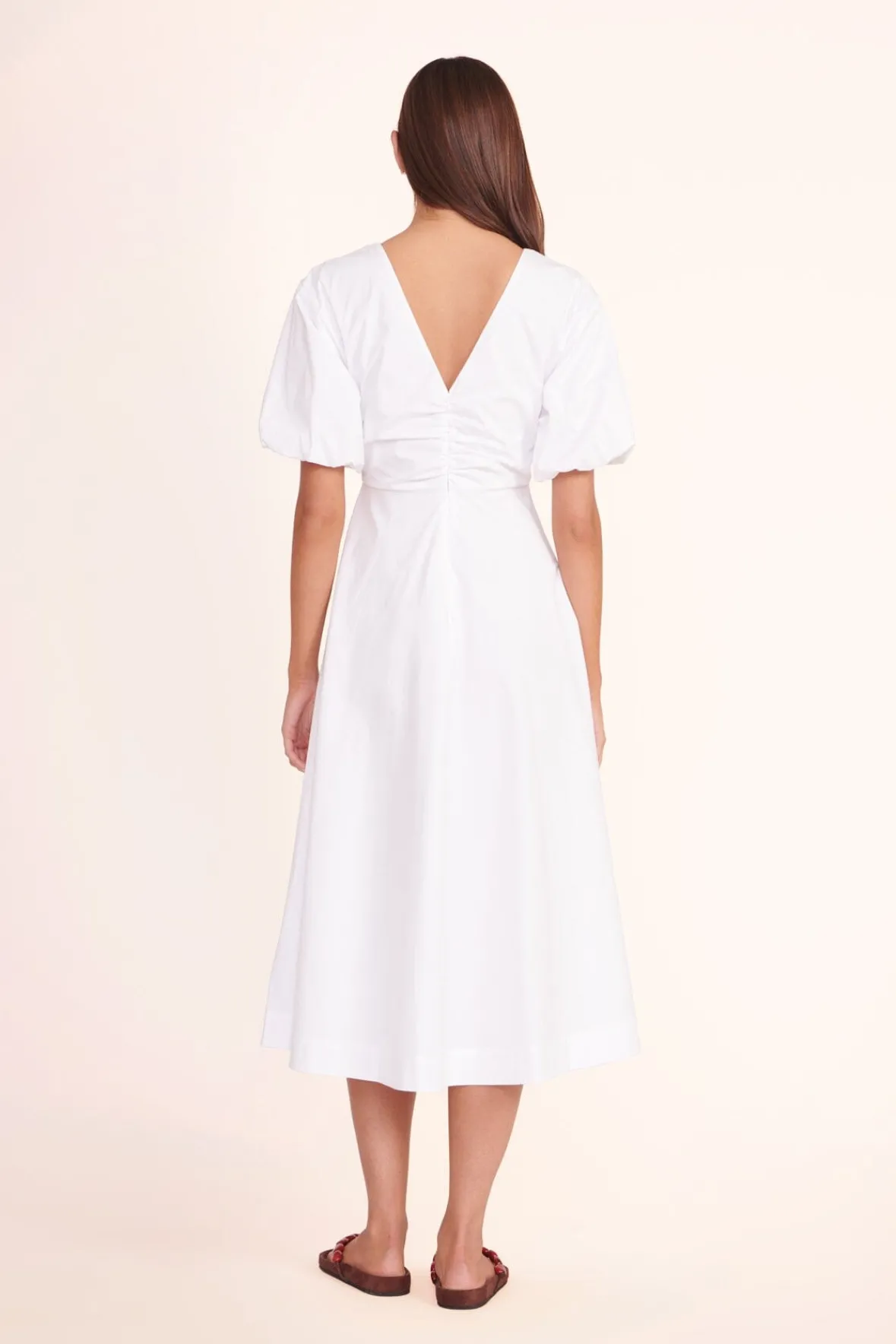 STAUD Poplin Shop<FINLEY DRESS