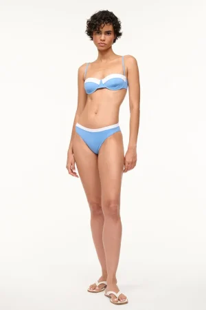 STAUD Bikinis<GEMMA BIKINI BOTTOM  AZURE WHITE