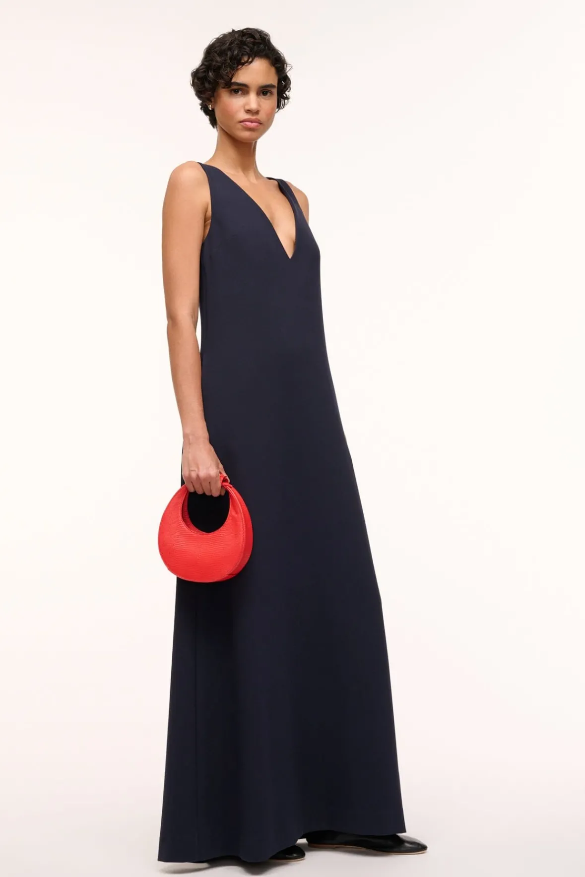 STAUD Crossbody | Moon<GOODNIGHT MOON BAG RED ROSE