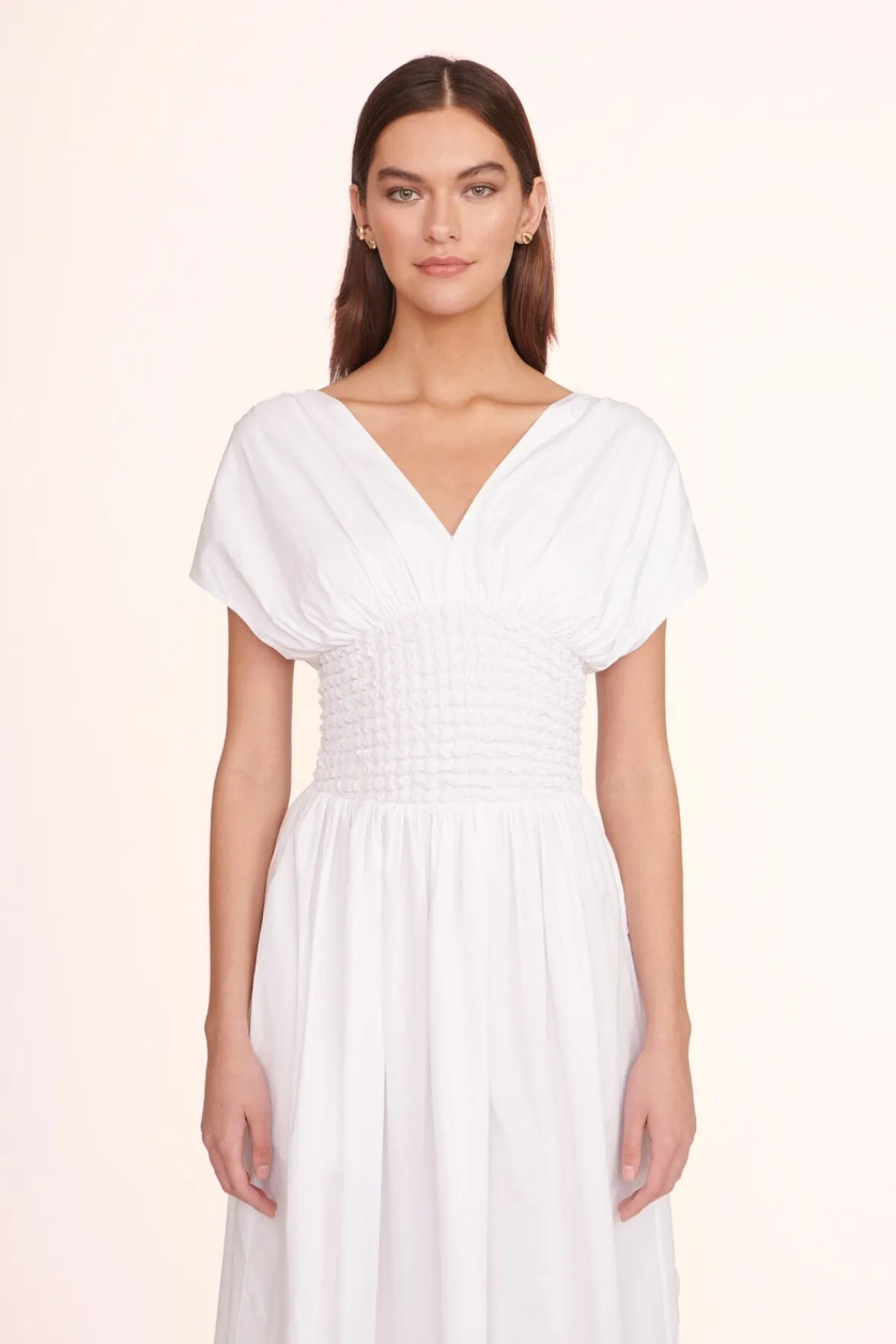 STAUD Poplin Shop<JACKSON DRESS