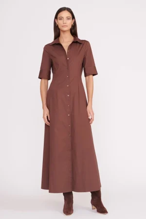 STAUD Poplin Shop<JOAN MAXI DRESS