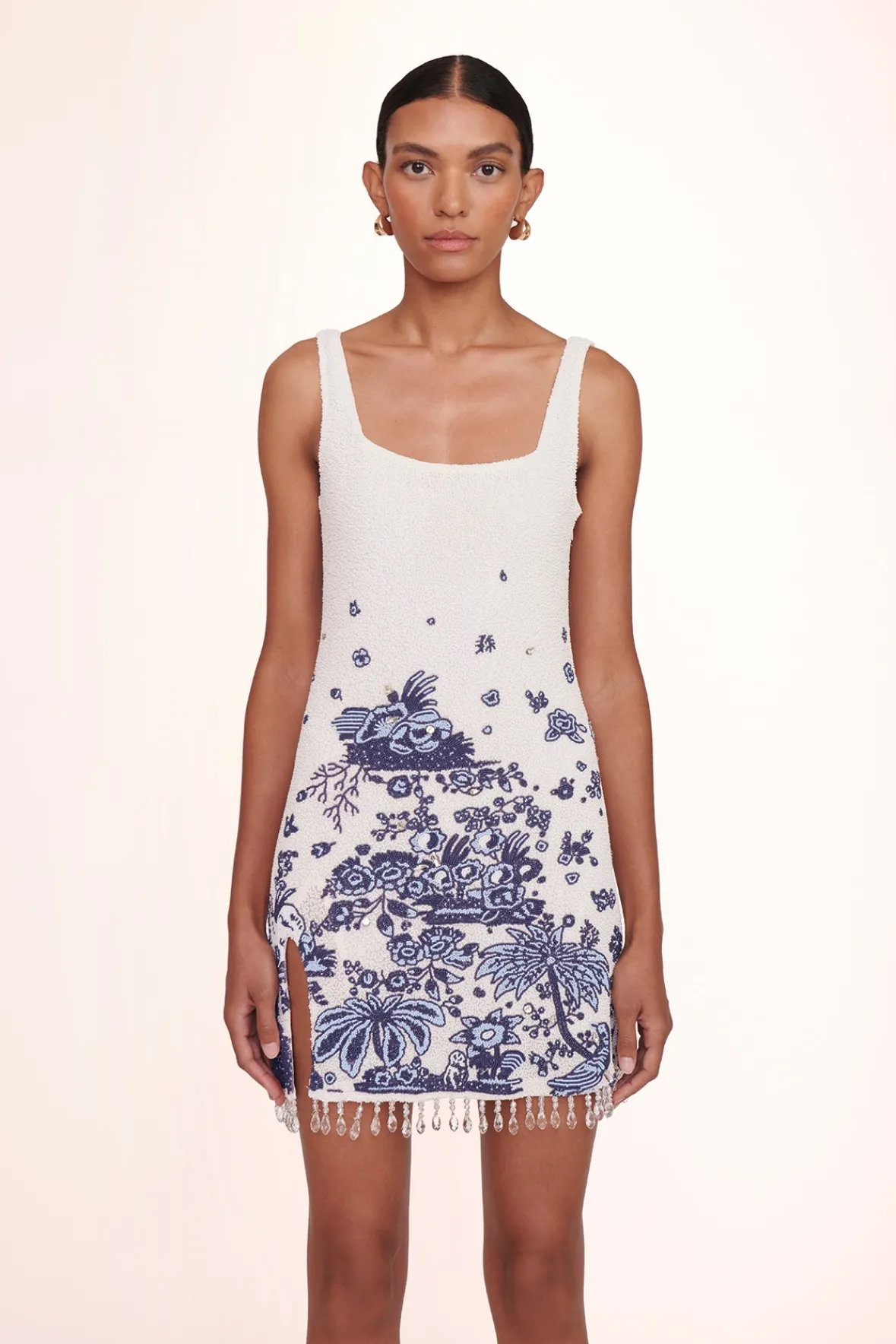 STAUD Best Sellers | Dresses<LE SABLE DRESS BLUE TOILE