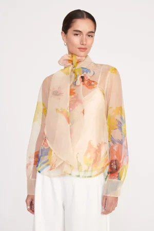 STAUD Tops<MARYN TOP FIRST BLOOM DAY