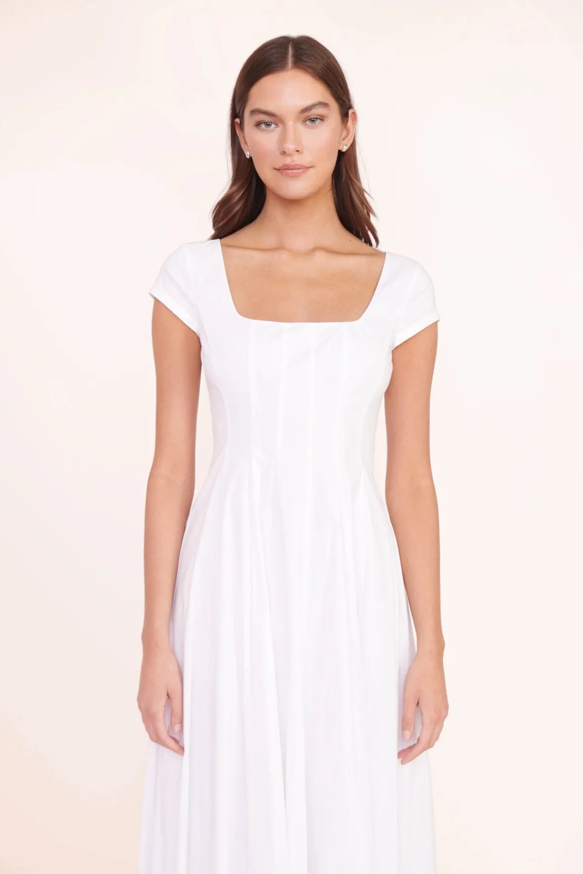 STAUD Poplin Shop | The Wells Dress<MAXI SHORT SLEEVE WELLS DRESS