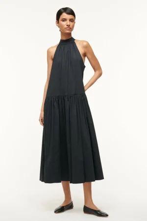 STAUD Poplin Shop | Dresses<MIDI MARLOWE DRESS