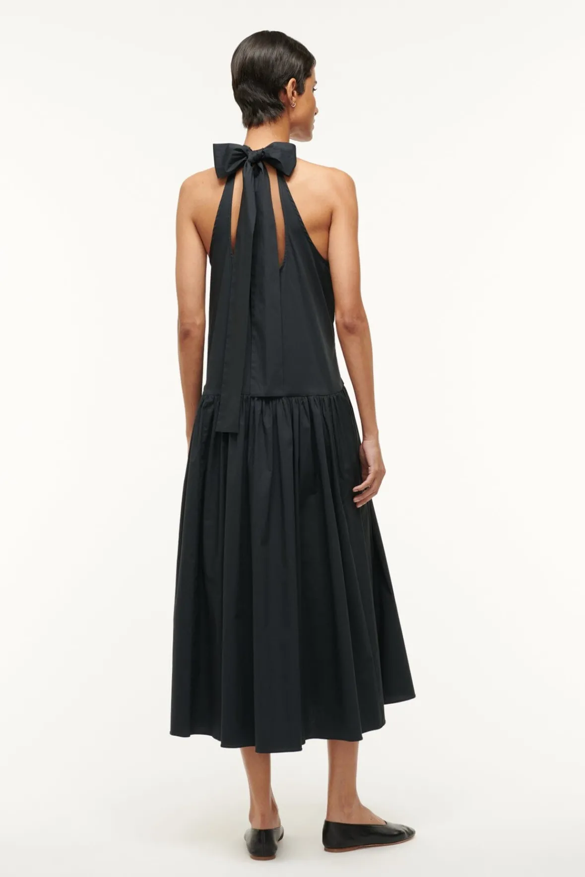 STAUD Poplin Shop | Dresses<MIDI MARLOWE DRESS