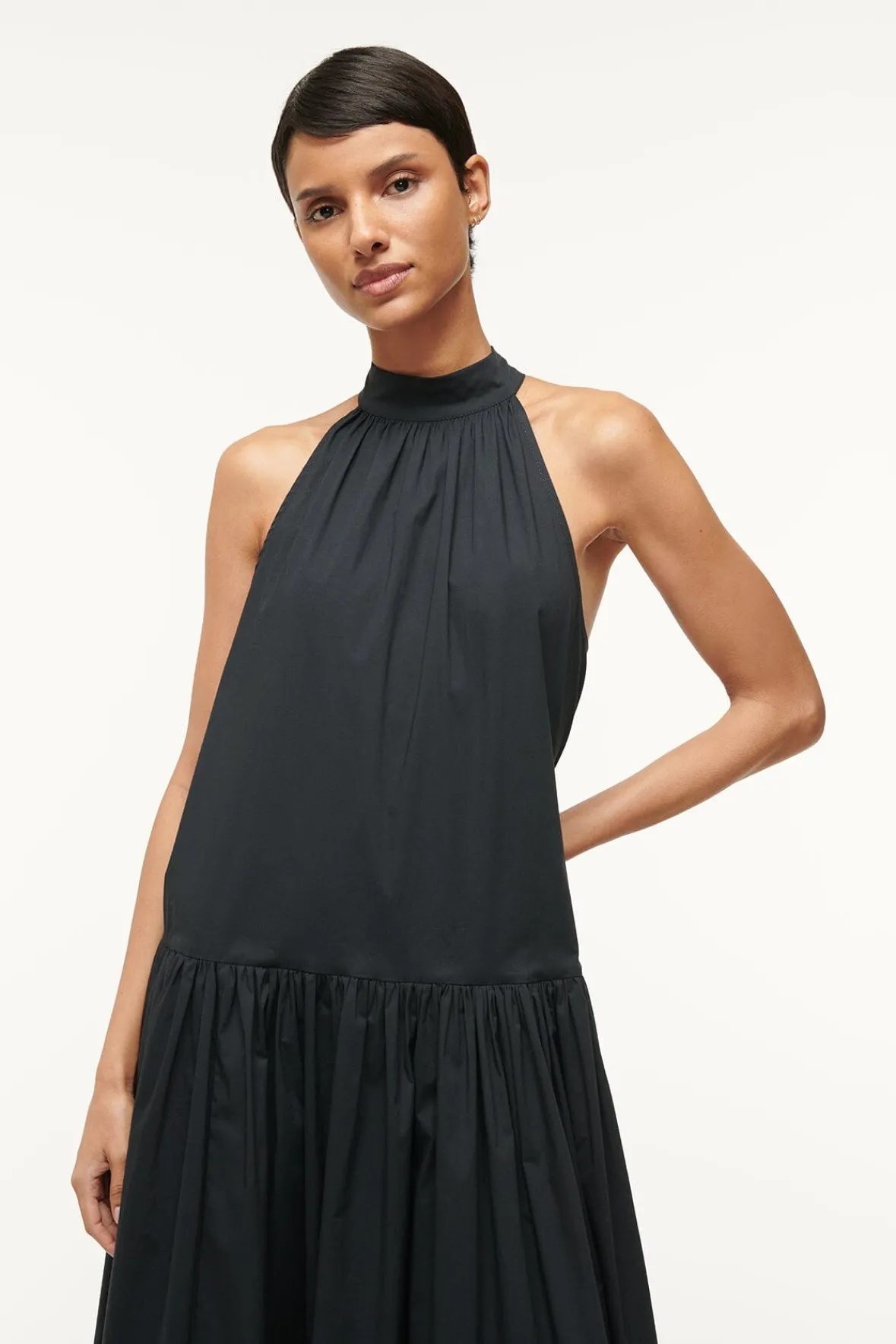 STAUD Poplin Shop | Dresses<MIDI MARLOWE DRESS