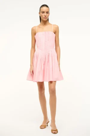 STAUD Poplin Shop | Dresses<MINI BELLA DRESS  PEARL PINK