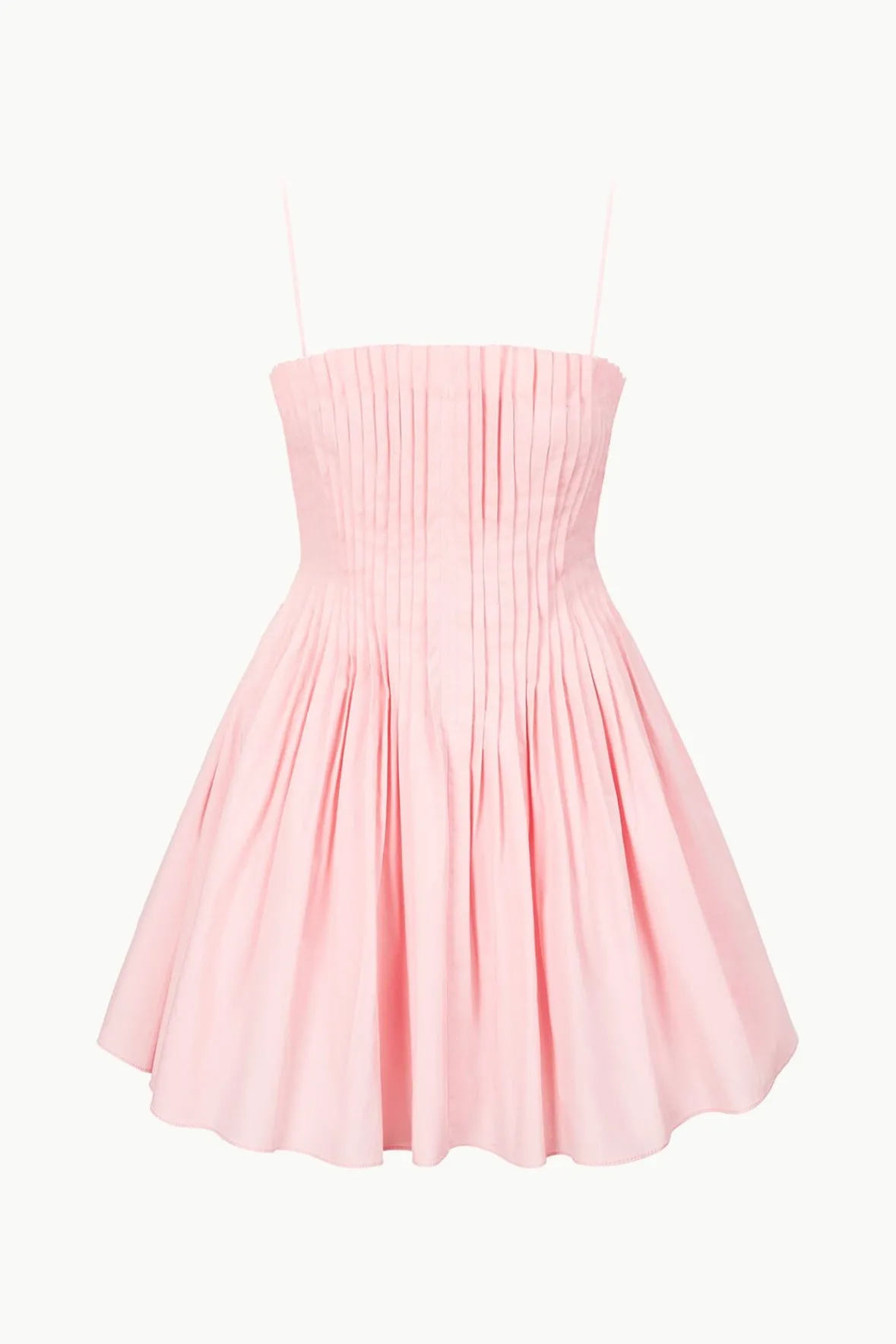 STAUD Poplin Shop | Dresses<MINI BELLA DRESS PEARL PINK