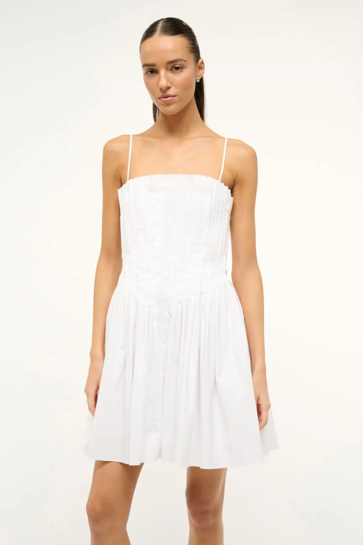 STAUD Poplin Shop | Dresses<MINI BELLA DRESS