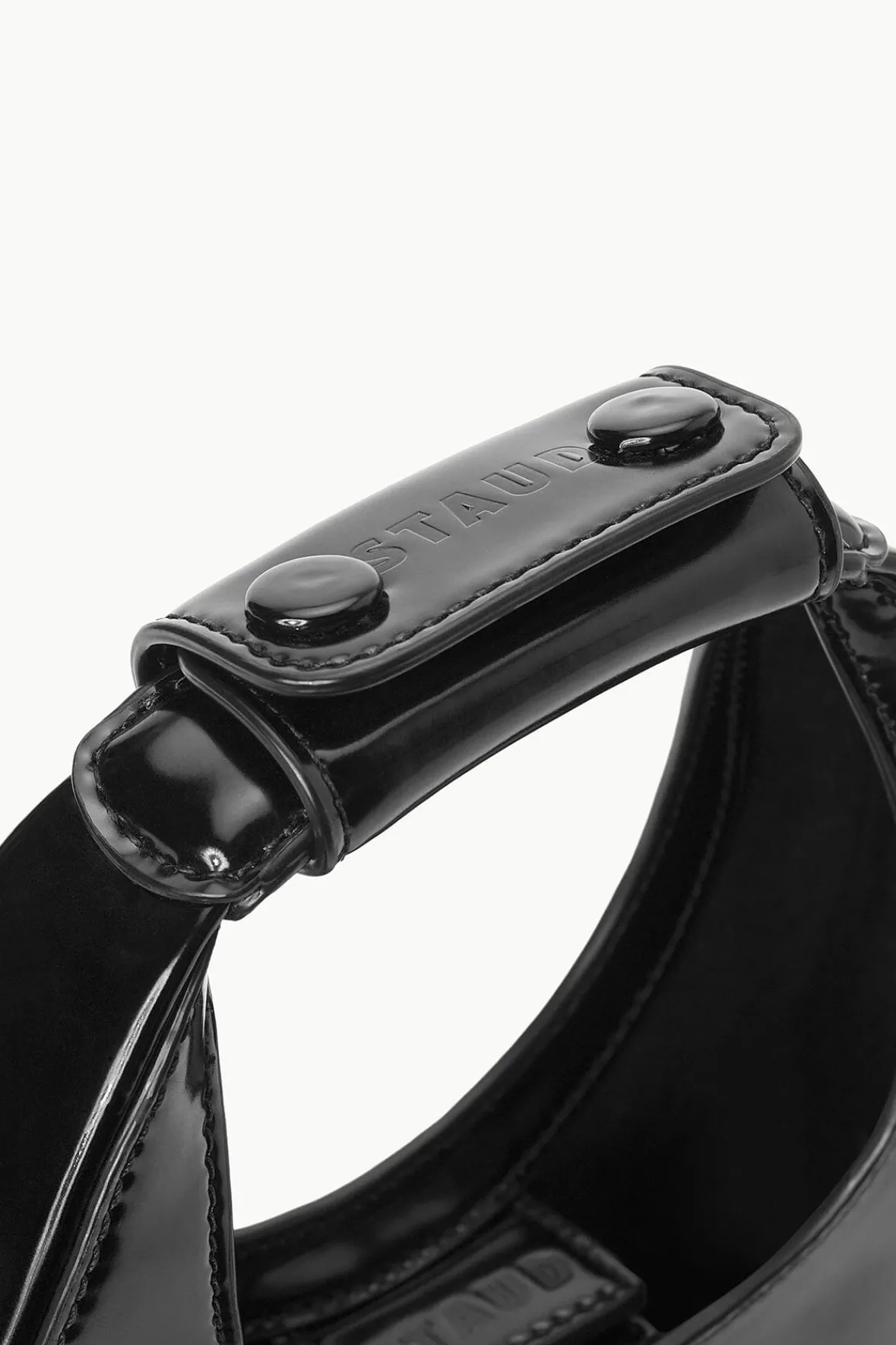STAUD Moon<MINI MOON BAG POLISHED