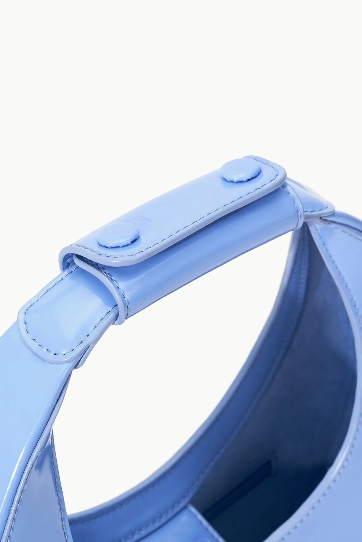STAUD Moon | Crossbody<MINI MOON BAG BLUE HYDRANGEA