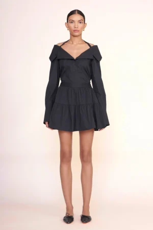 STAUD Poplin Shop<MINI SEA SKIRT