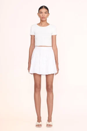 STAUD Poplin Shop<MINI SEA SKIRT  