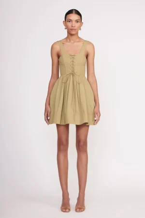STAUD Poplin Shop<MINI SUTTON DRESS