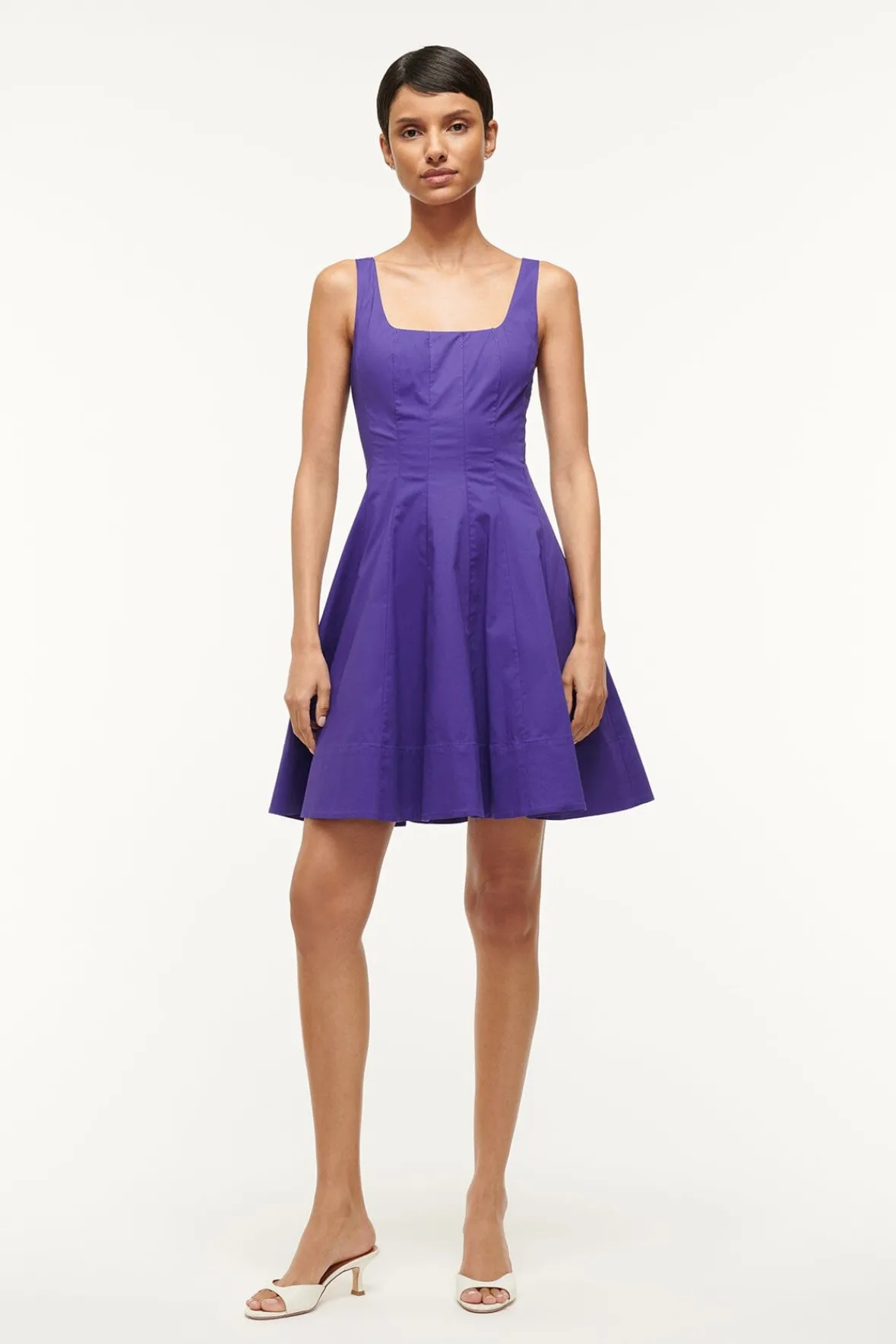 STAUD Poplin Shop | The Wells Dress<MINI WELLS DRESS